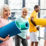 Client feeling happy after a fitness session